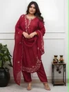 KF 2106 Kalaai Roman Silk Kurti With Bottom Dupatta
